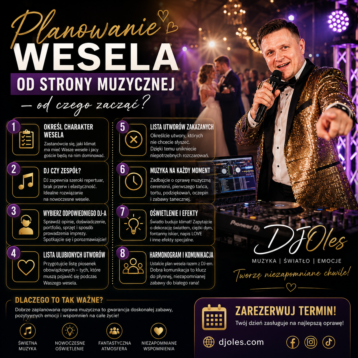 Planowanie wesela od strony muzycznej – od czego zacząć?