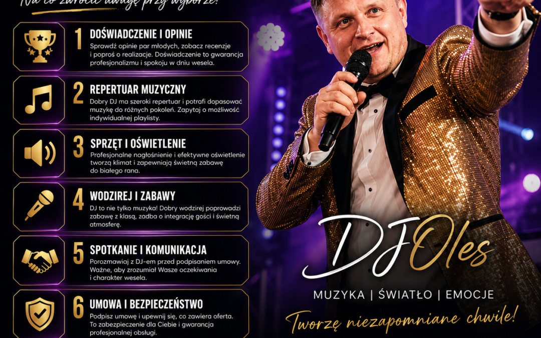 DJ na wesele – czym kierować się przy wyborze?